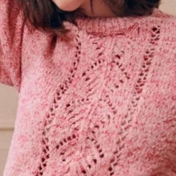 Sézane Rosita Jumper Sweater in Pink Creation Size S - Picture 5 of 11